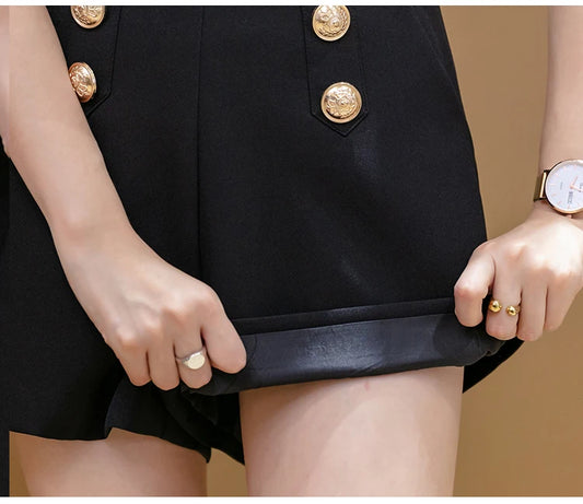 Shorts Femininos Botão