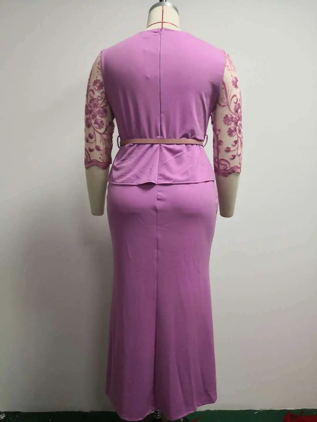 Vestido Moda Renda Patchwork