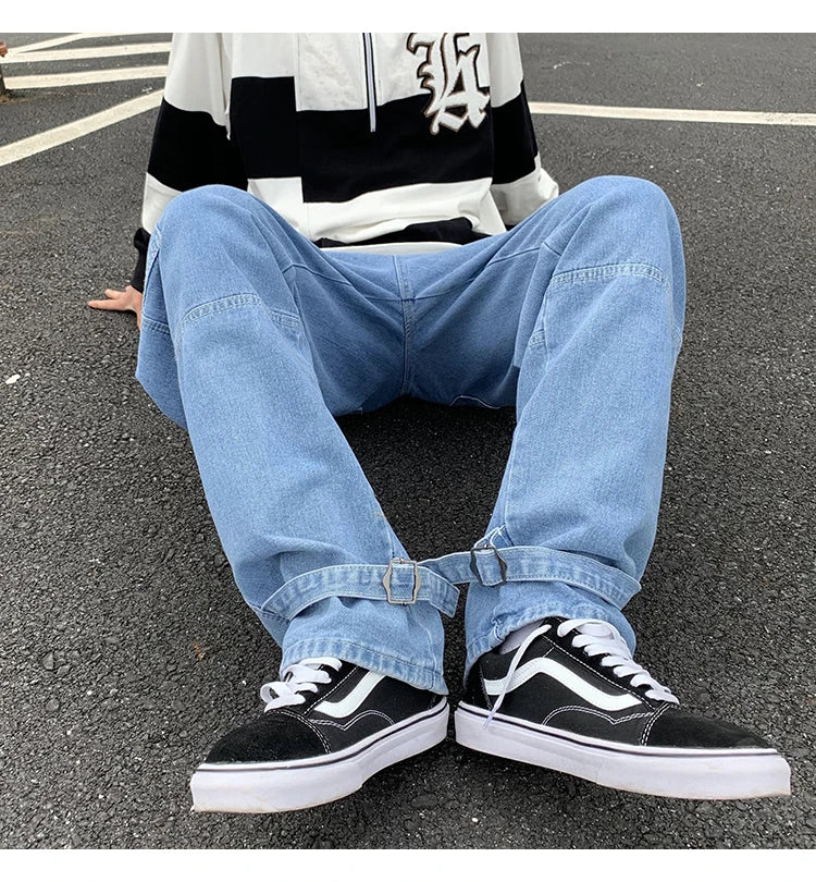 Calça Jeans Masculina Perna Larga