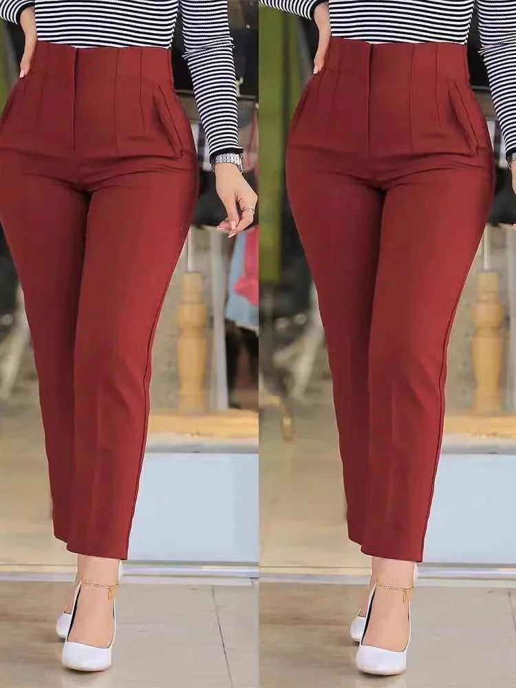 Fashion Casual Black Long Pant New Women's