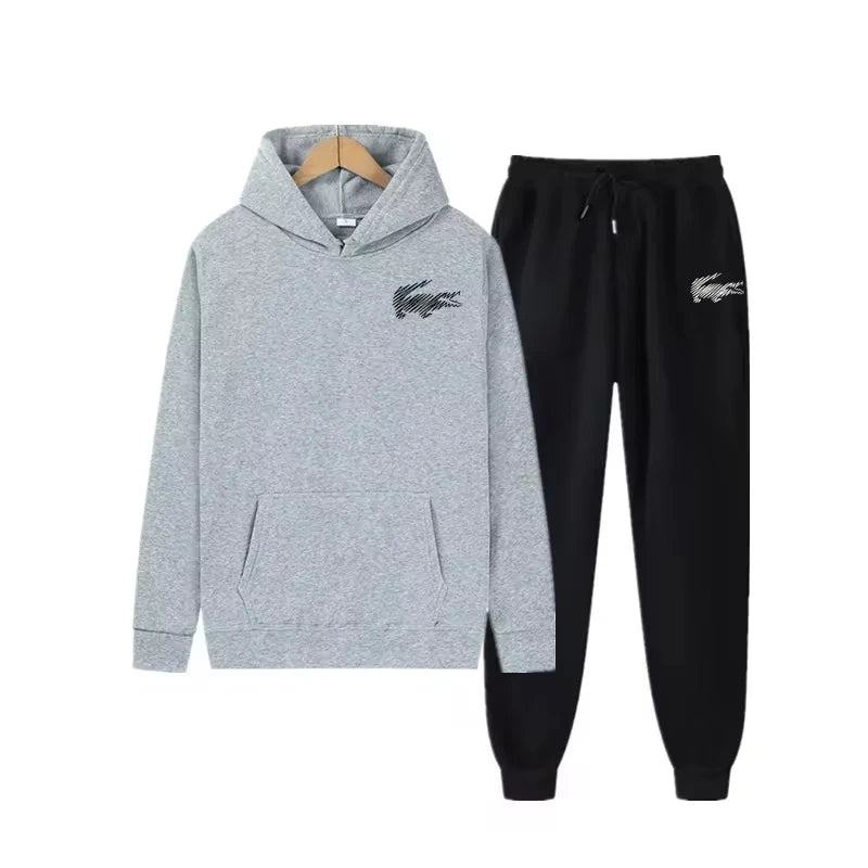 Conjunto de 2 peças de agasalho masculino