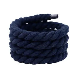 New Fashion 10MM Width Round Linen Shoelaces for Sneakers Suitable Board Shoes Canvas AF1/AJ Shoe Rope Sport Shoelace Decoration