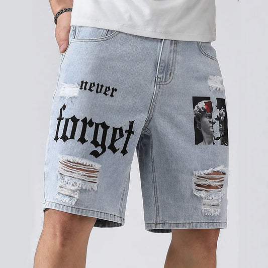 Shorts Jeans Para Homens