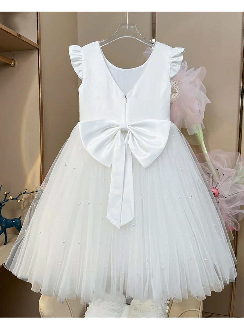 Vestido de princesa para meninas de 2 a 10 anos