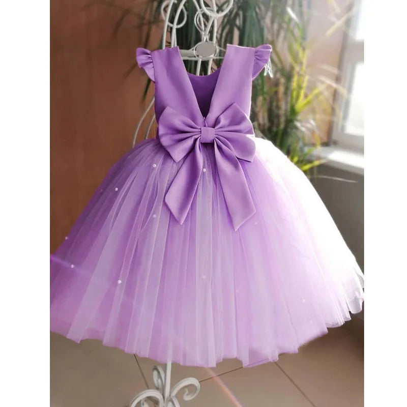 Vestido de princesa para meninas de 2 a 10 anos