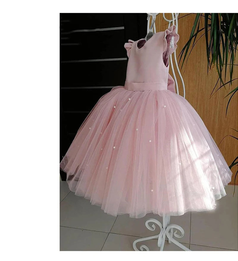 Vestido de princesa para meninas de 2 a 10 anos