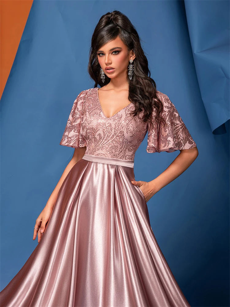 Vestido de Noite Luxo
