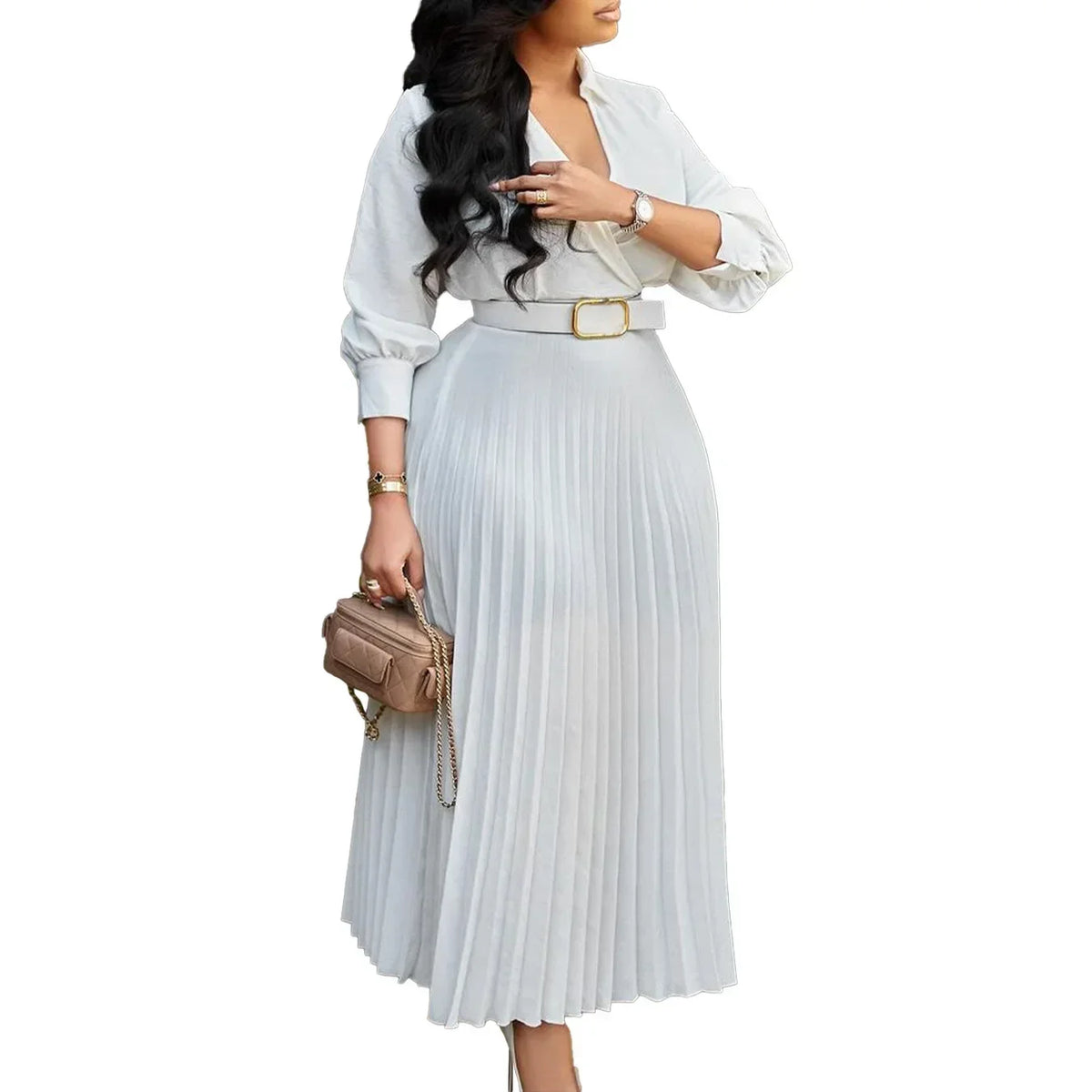 Vestido Plissado