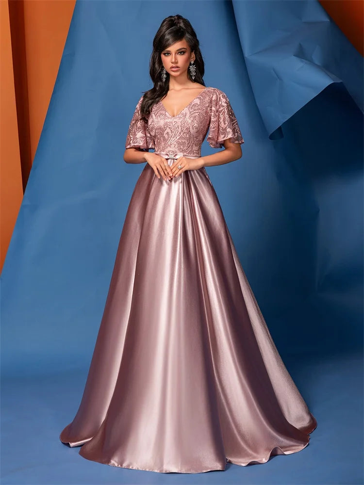 Vestido de Noite Luxo