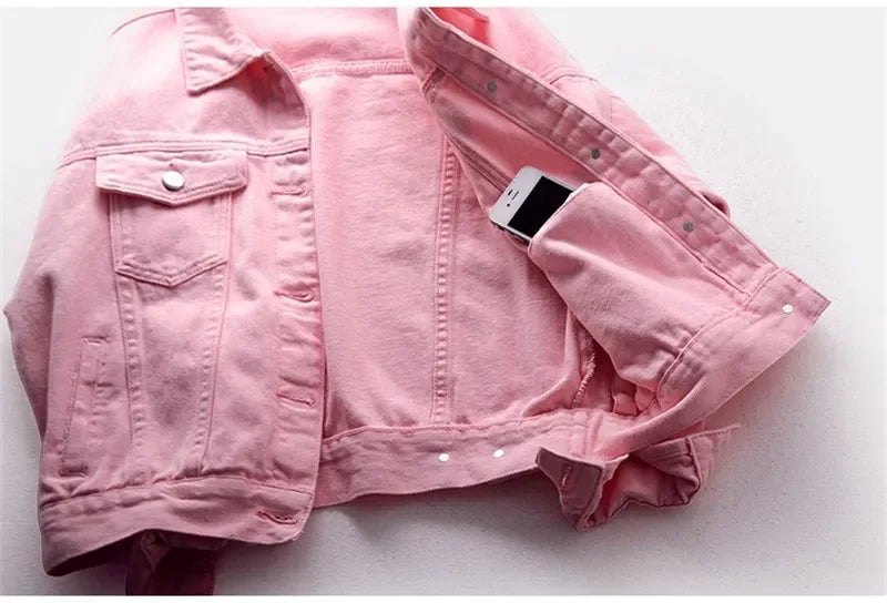 Jaqueta jeans feminina