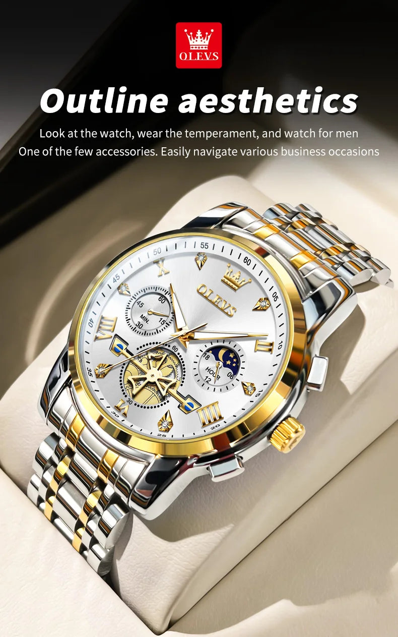 OLEVS Men's Watches Classic Multifunctional