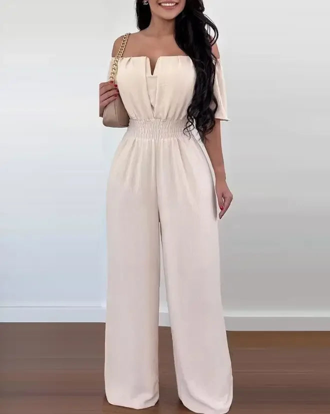 Macacão Moda Tendência Casual Manga