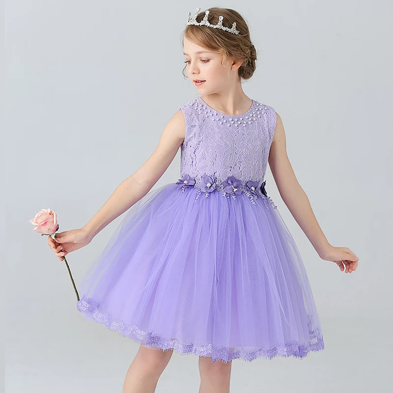 Vestido de princesa infantil