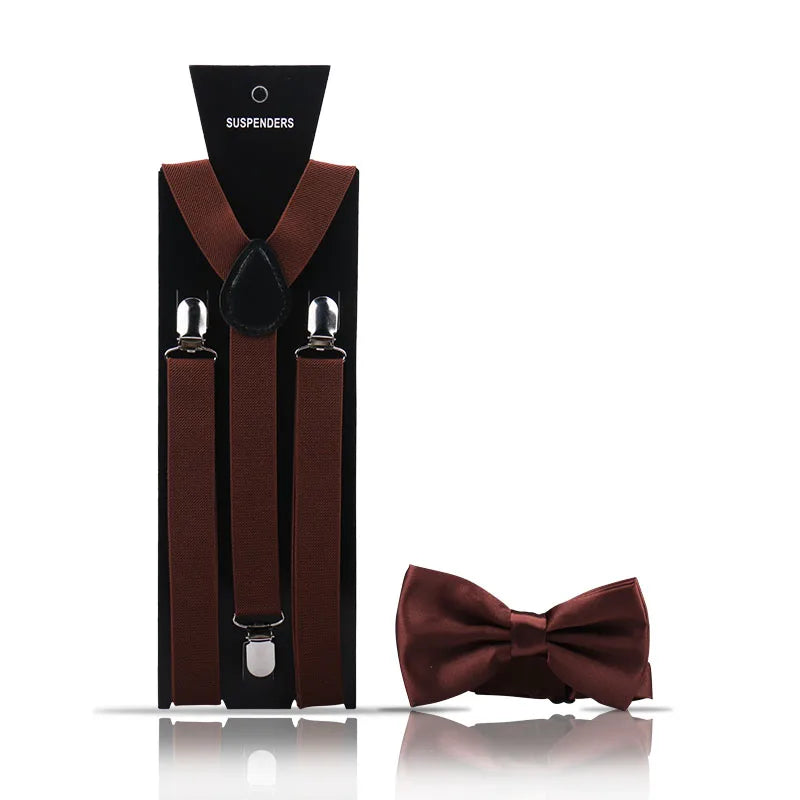 Elegante Moda Masculina Adulto Suspensórios