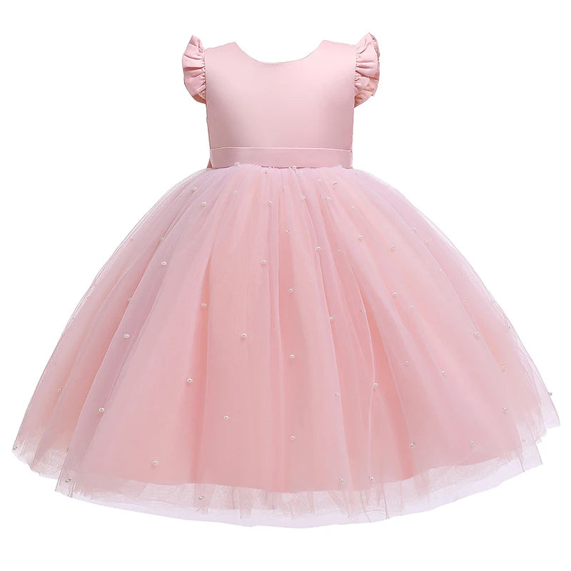 Vestido de princesa para meninas de 2 a 10 anos