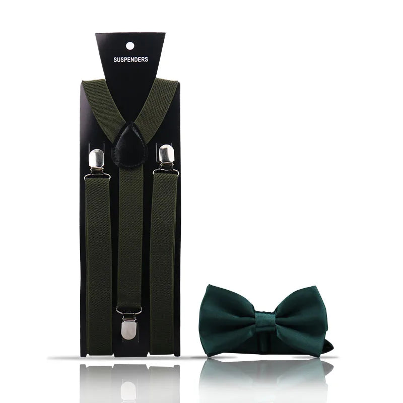 Elegante Moda Masculina Adulto Suspensórios