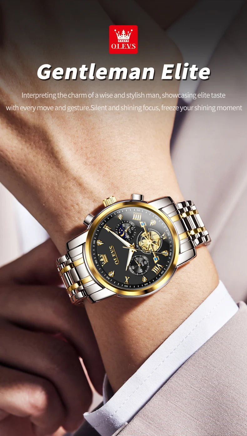 OLEVS Men's Watches Classic Multifunctional