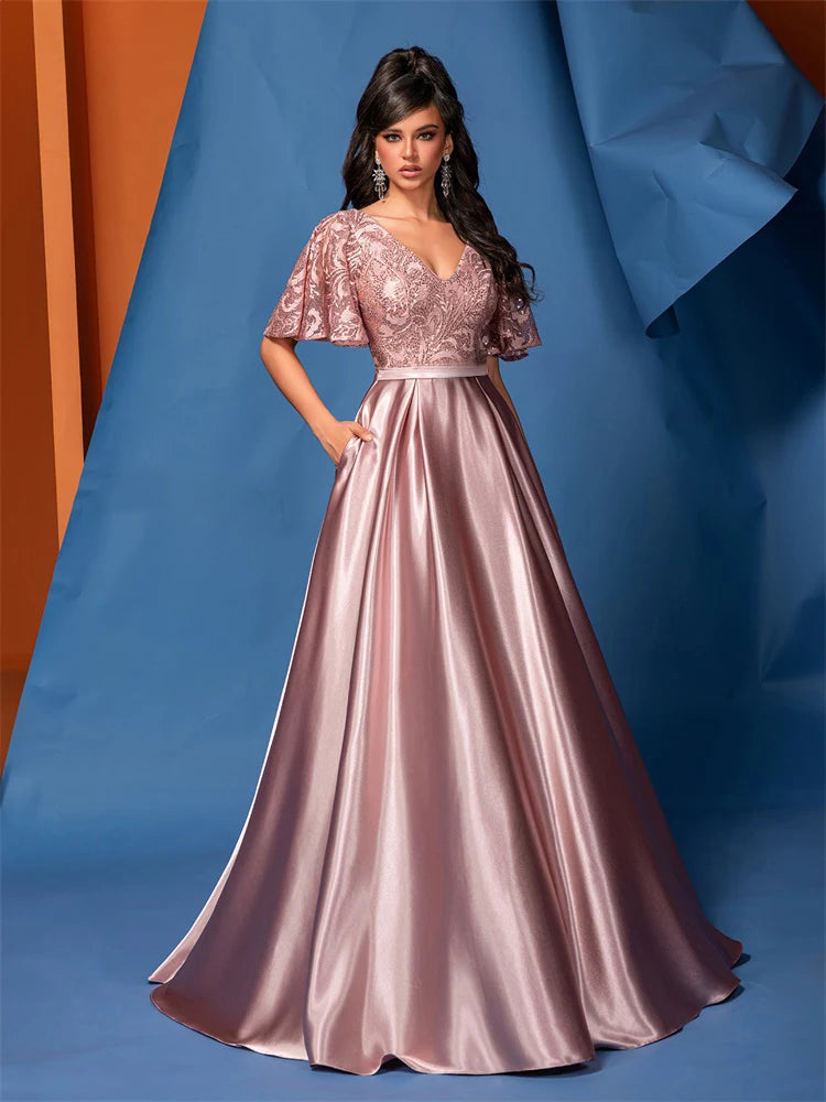 Vestido de Noite Luxo