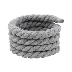 New Fashion 10MM Width Round Linen Shoelaces for Sneakers Suitable Board Shoes Canvas AF1/AJ Shoe Rope Sport Shoelace Decoration