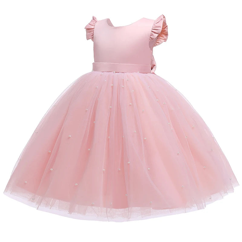 Vestido de princesa para meninas de 2 a 10 anos