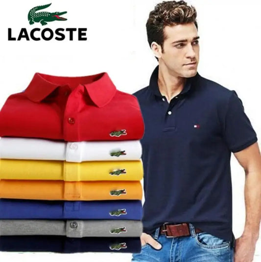 Camisa masculina de verão da marca lacoste