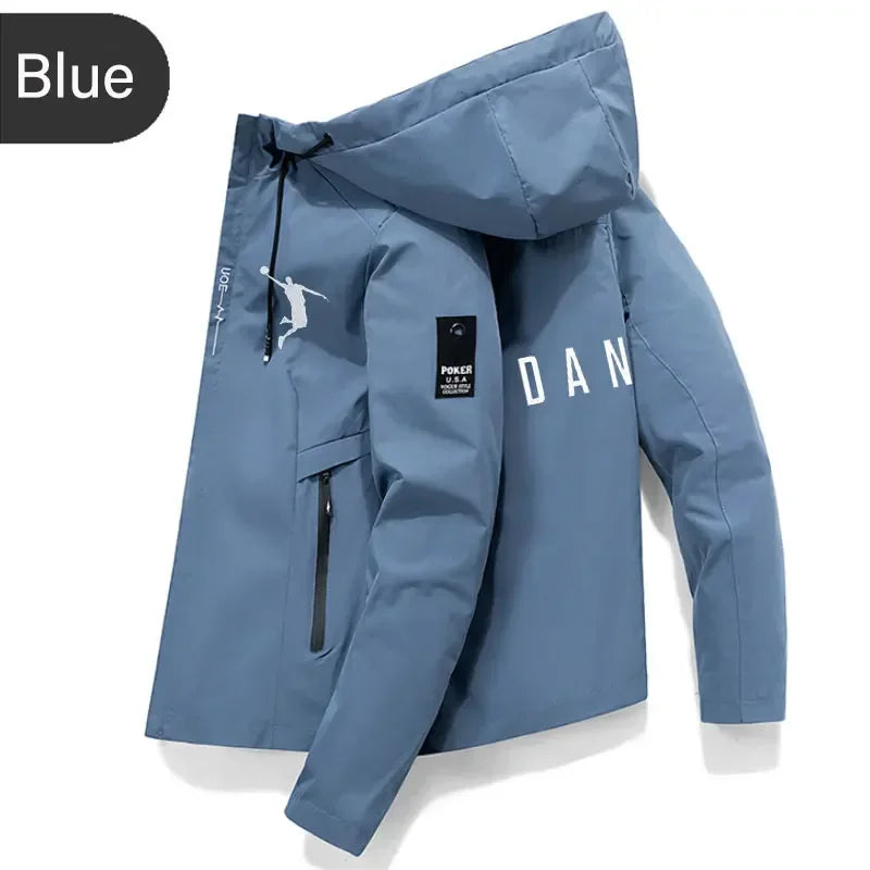 Jaqueta de basquete masculina,