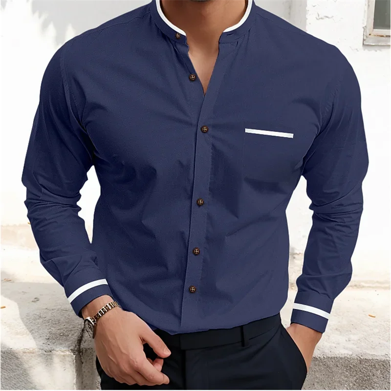Camisas masculinas formais com botões