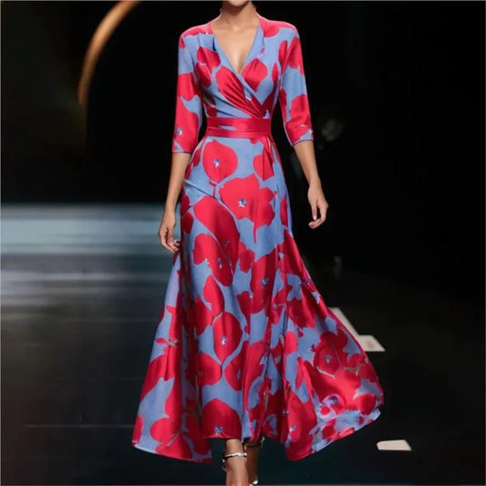 Vestido Boho Maxi Feminino Sexy