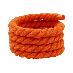 New Fashion 10MM Width Round Linen Shoelaces for Sneakers Suitable Board Shoes Canvas AF1/AJ Shoe Rope Sport Shoelace Decoration