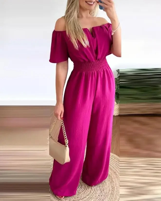 Macacão Moda Tendência Casual Manga
