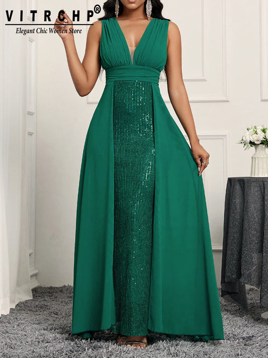 Vestido de Noite Luxo