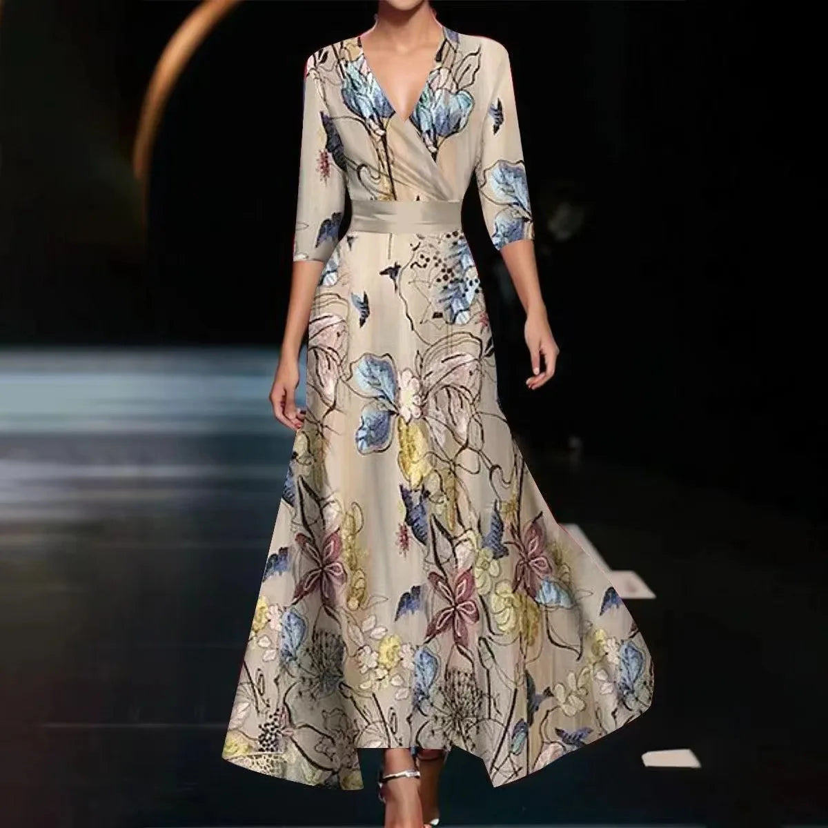 Vestido Boho Maxi Feminino Sexy