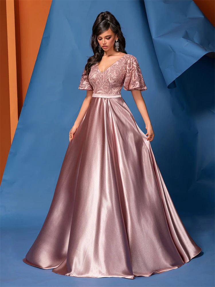 Vestido de Noite Luxo