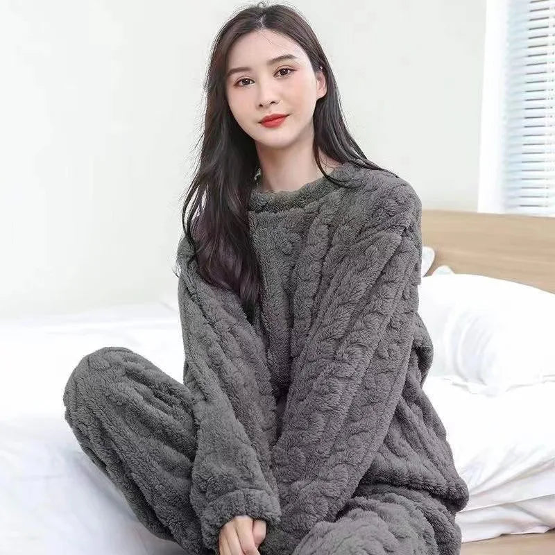 Pijama de flanela quente