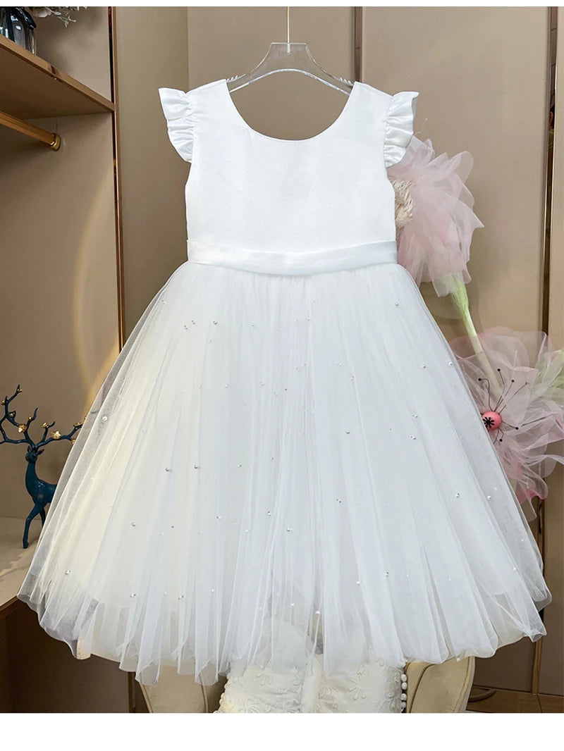 Vestido de princesa para meninas de 2 a 10 anos