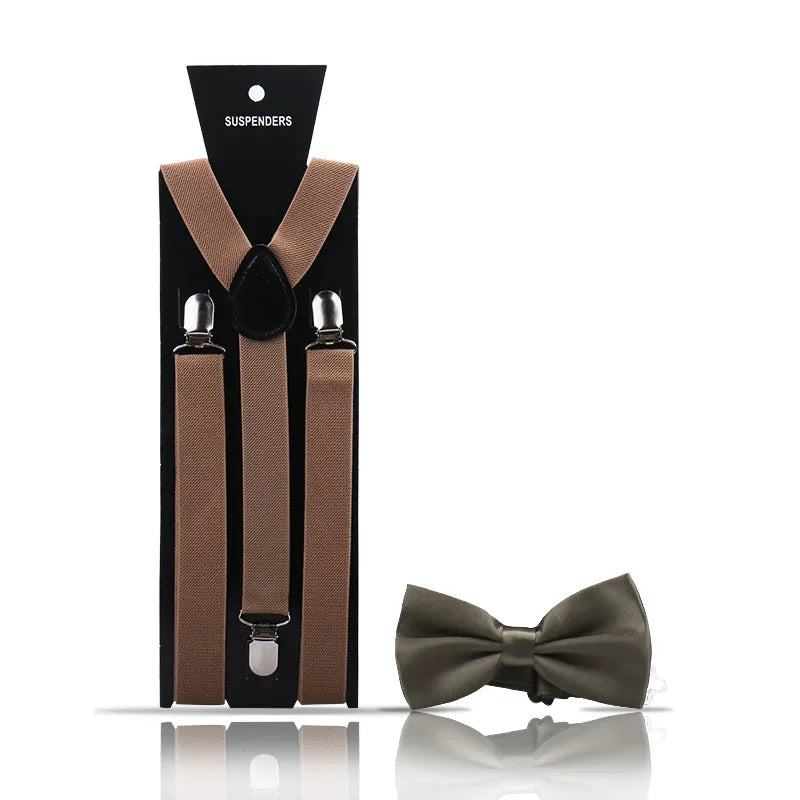 Elegante Moda Masculina Adulto Suspensórios