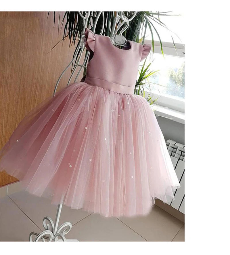 Vestido de princesa para meninas de 2 a 10 anos