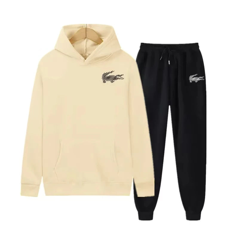 Conjunto de 2 peças de agasalho masculino