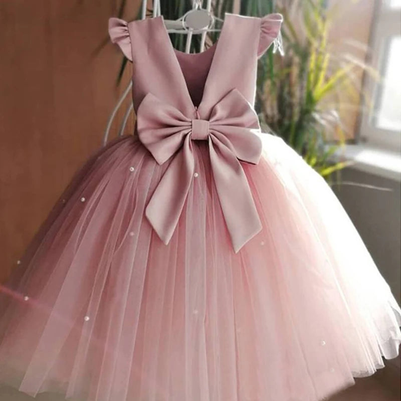 Vestido de princesa para meninas de 2 a 10 anos