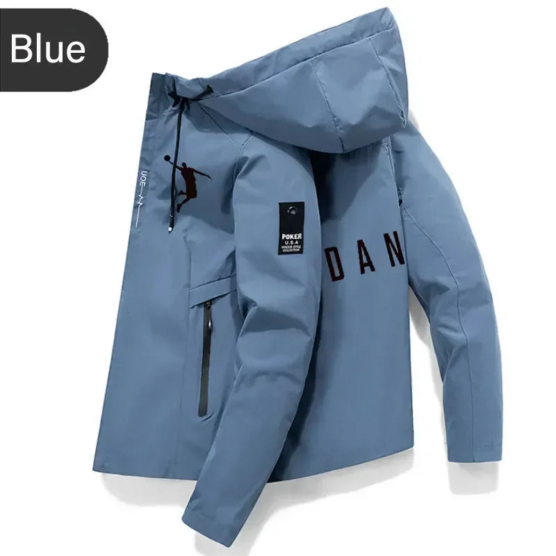 Jaqueta de basquete masculina,