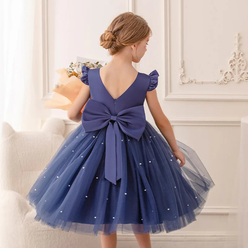 Vestido de princesa para meninas de 2 a 10 anos