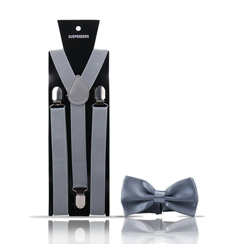 Elegante Moda Masculina Adulto Suspensórios