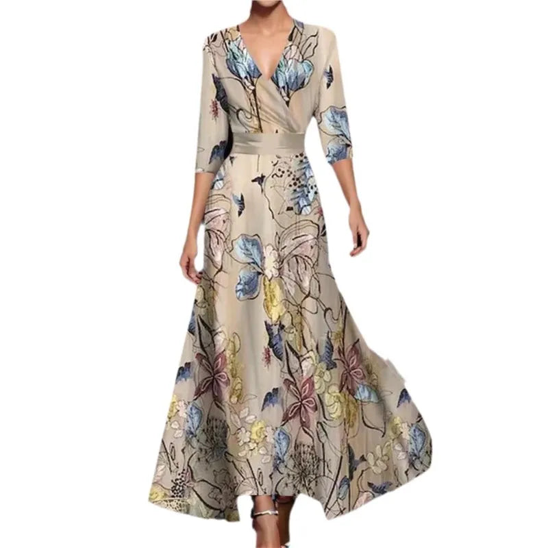 Vestido Boho Maxi Feminino Sexy