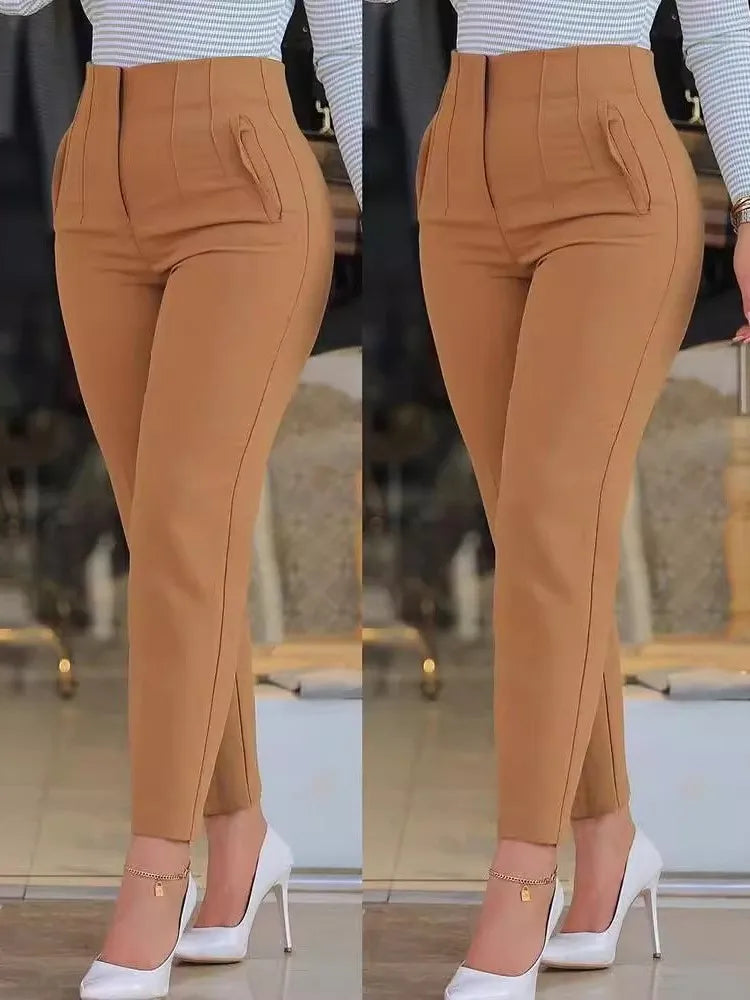 Fashion Casual Black Long Pant New Women's