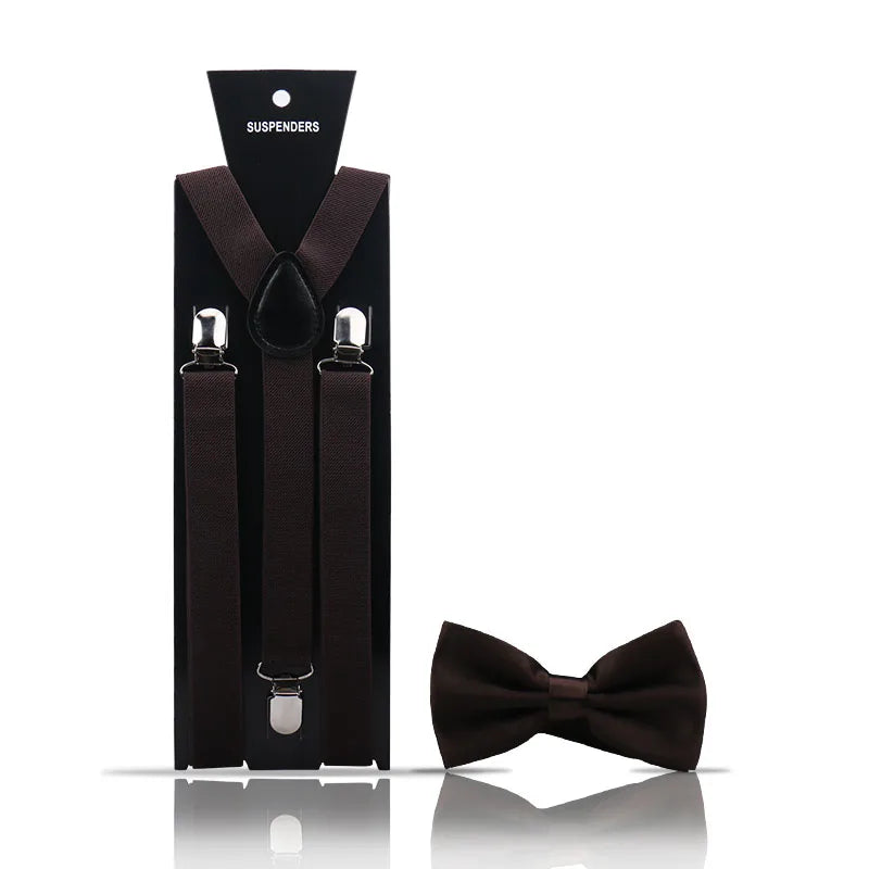 Elegante Moda Masculina Adulto Suspensórios