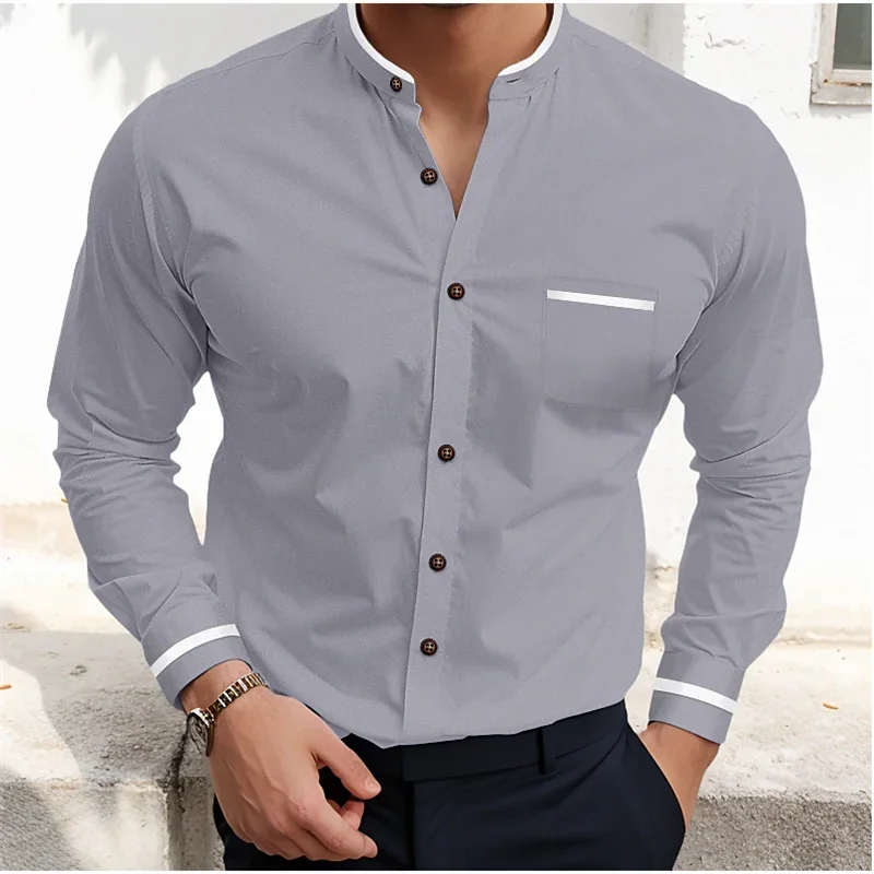 Camisas masculinas formais com botões