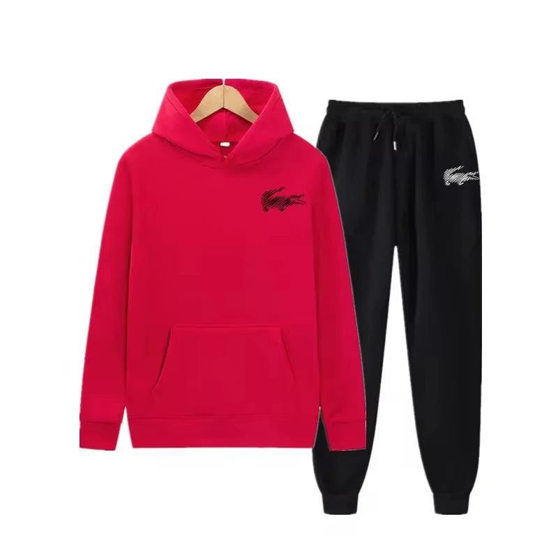 Conjunto de 2 peças de agasalho masculino