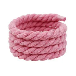 New Fashion 10MM Width Round Linen Shoelaces for Sneakers Suitable Board Shoes Canvas AF1/AJ Shoe Rope Sport Shoelace Decoration