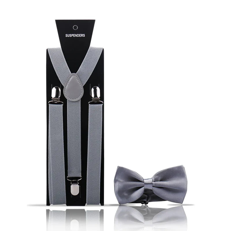 Elegante Moda Masculina Adulto Suspensórios