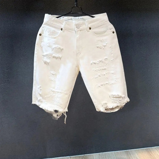 Short Jeans Rasgado Buraco